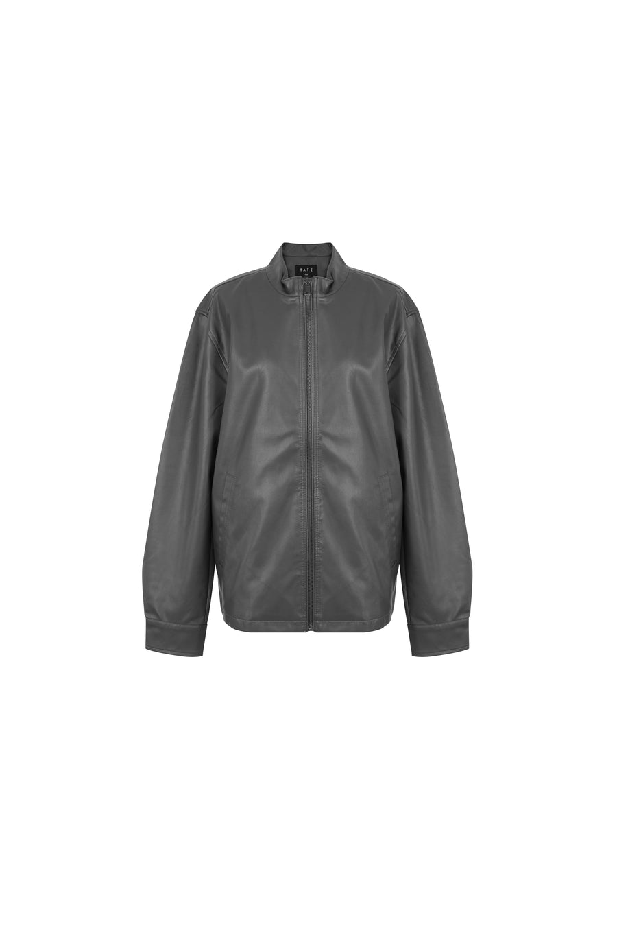 [TATE] Men's Faux Leather Jacket