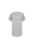 [PERRY ELLIS] Women's Short-Sleeve Slub Cotton T-shirt - Grey