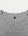 [PERRY ELLIS] Women's Short-Sleeve Slub Cotton T-shirt - Grey