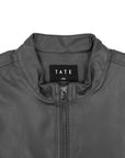 [TATE] Men's Faux Leather Jacket