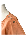 [Korean Brand] Charm Button Detail Top - Coral