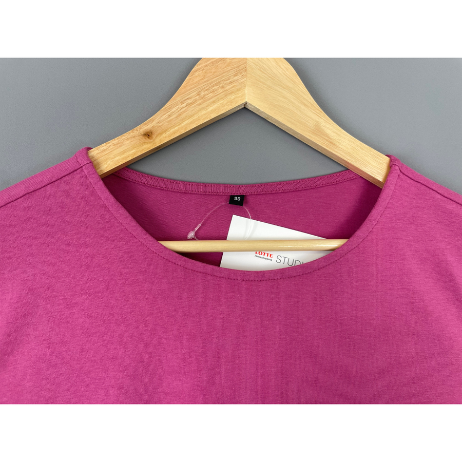 [Bruce Field] Women's Organic Lycra Short Sleeves T-shirt - Pink