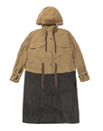 [ZIO SONGZIO] Volume Anorak Trench Coat - Brown