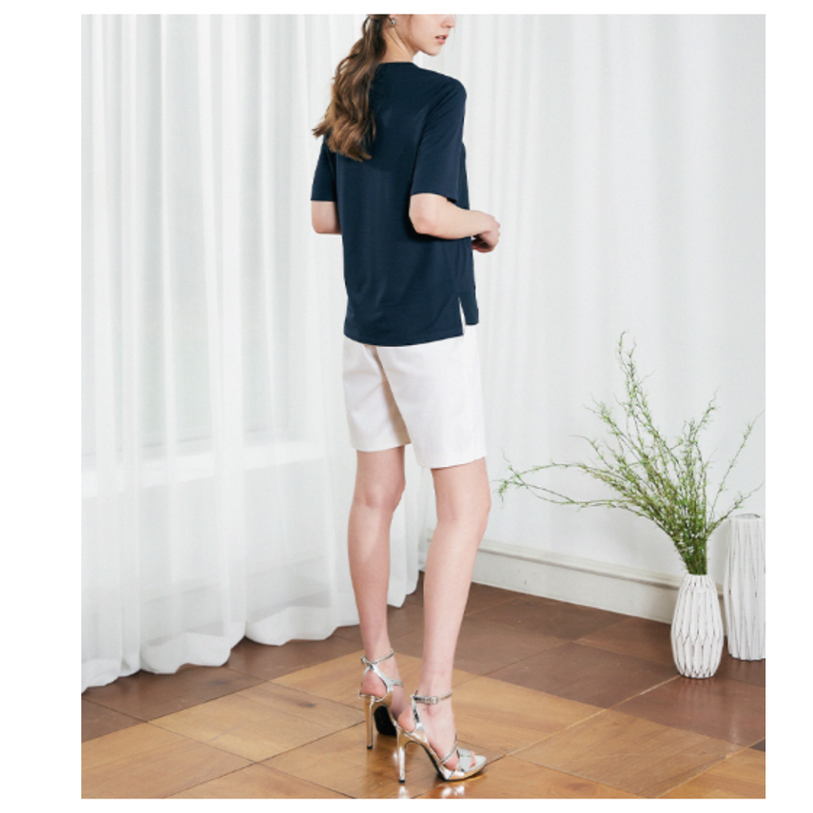 [Marja Kurki] T-Blouse - Navy