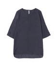 [Kensie] Women's Linen Blouse - Navy