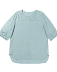 [Kensie] Women's Linen Blouse - Blue