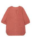 [Kensie] Women's Linen Blouse - Red