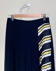 Skirt-Stuidio Luxe-Pleated skirt-Navy