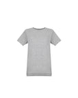 [PERRY ELLIS] Women's Short-Sleeve Slub Cotton T-shirt - Grey