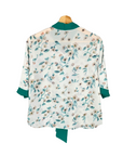 Minty Fresh Florals Tie Shirt