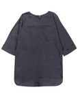 [Kensie] Women's Linen Blouse - Navy