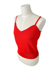 Red Cropped Tank Top