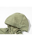 [ZIO SONGZIO] Volume Anorak Trench Coat - Khaki