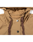 [ZIO SONGZIO] Volume Anorak Trench Coat - Brown