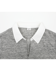 [S.LRIAHH] Women's Knit Sweater with Collar - Grey