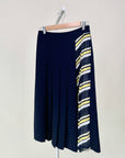 Skirt-Stuidio Luxe-Pleated skirt-Navy