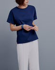 [Jain by Jain Song] Women's Tunic Top - Navy