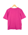 [Bruce Field] Women's Organic Lycra Short Sleeves T-shirt - Pink