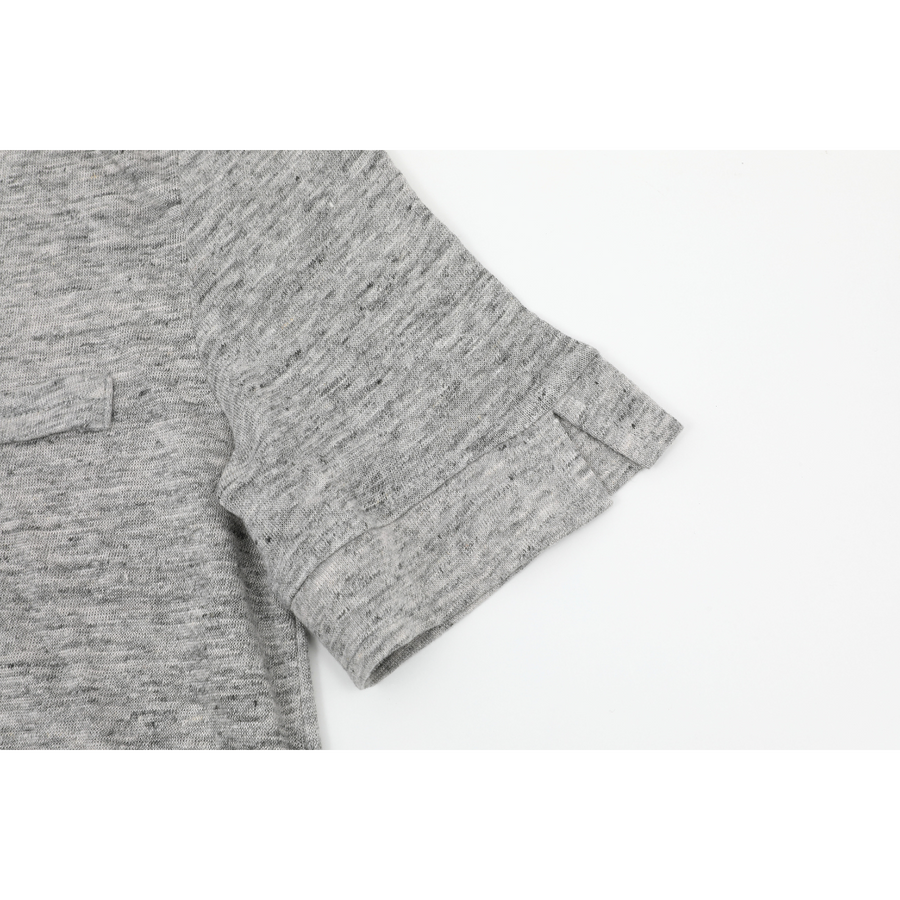 [S.LRIAHH] Women's Knit Sweater with Collar - Grey