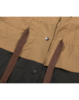 [ZIO SONGZIO] Volume Anorak Trench Coat - Brown