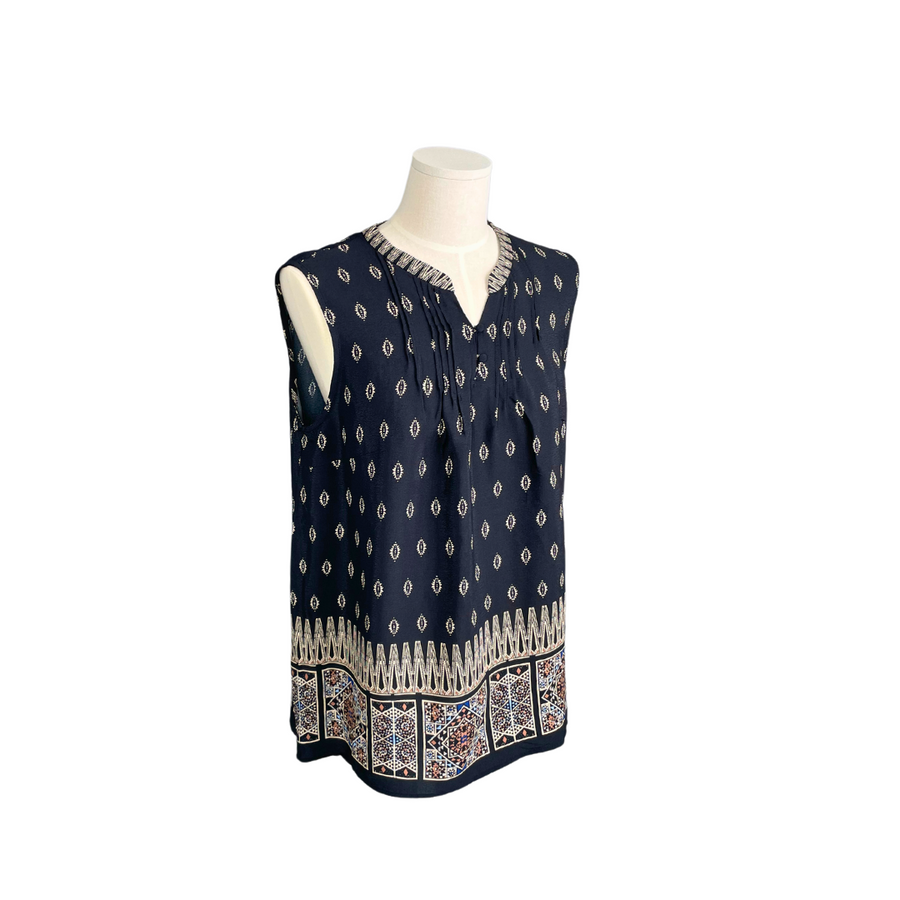 [Korean Designer Brand] Ethnic Sleeveless Blouse