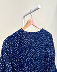 Dress-Studio Luxe-White dots-Blue