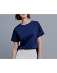 [Jain by Jain Song] Women's Tunic Top - Navy