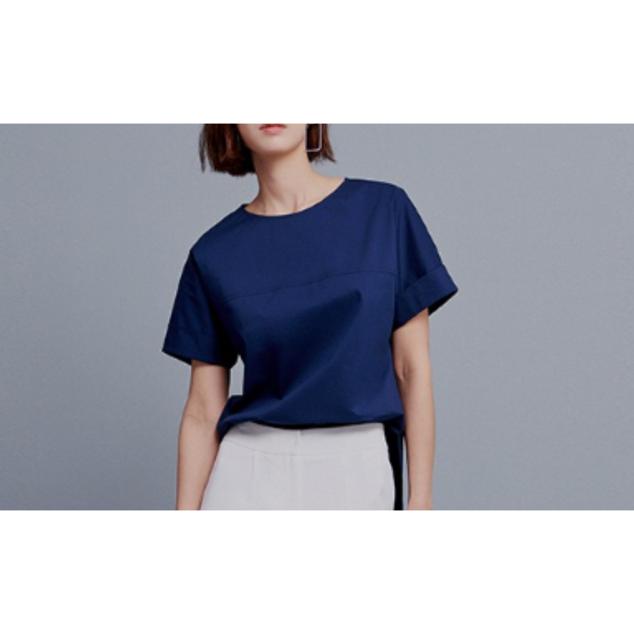 [Jain by Jain Song] Women's Tunic Top - Navy