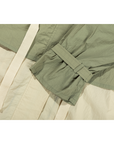 [ZIO SONGZIO] Volume Anorak Trench Coat - Khaki