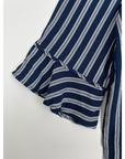 [Ssolie Paris] Women's Navy Stripes Comfort Top