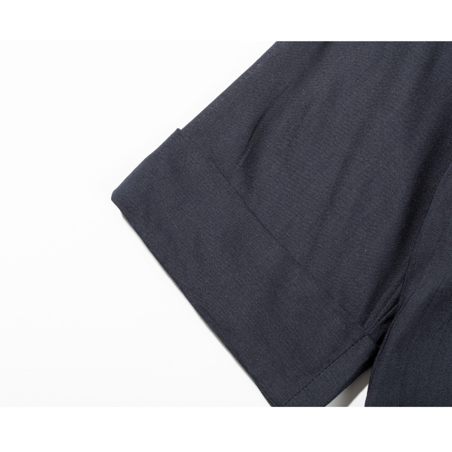 [Kensie] Women's Linen Blouse - Navy