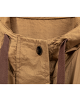 [ZIO SONGZIO] Volume Anorak Trench Coat - Brown