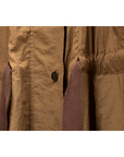 [ZIO SONGZIO] Volume Anorak Trench Coat - Brown