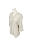 [Kensie] Women's Linen Blouse - Beige