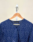 Dress-Studio Luxe-White dots-Blue