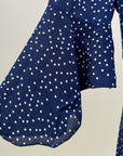 Dress-Studio Luxe-White dots-Blue