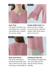 [Flamingo] Cool Summer Mellow Blouse - Summer Pink