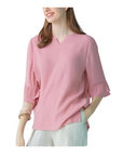 [Flamingo] Cool Summer Mellow Blouse - Summer Pink