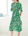 [MORH] Hot Summer Rayon Dress - Jasmine Green