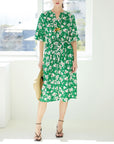 [MORH] Hot Summer Rayon Dress - Jasmine Green