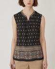 [Korean Designer Brand] Ethnic Sleeveless Blouse