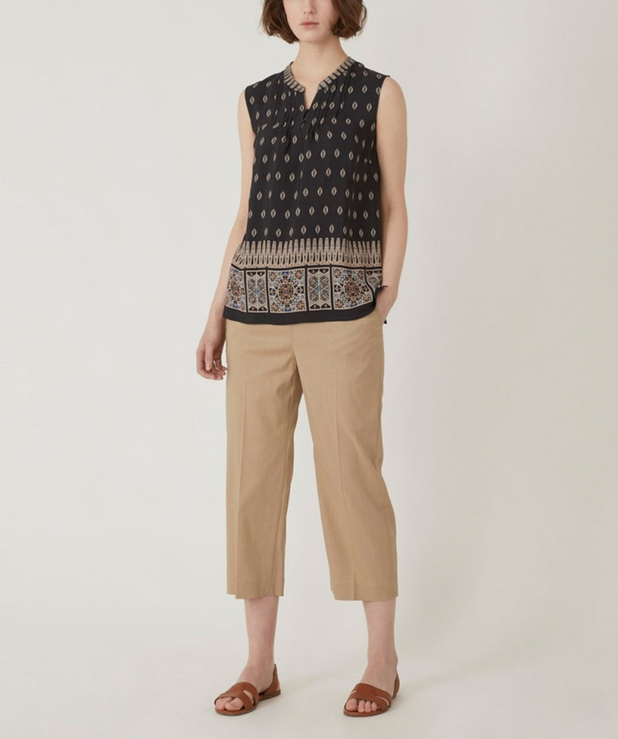 [Korean Designer Brand] Ethnic Sleeveless Blouse