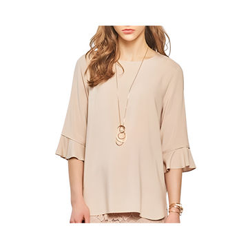 [Ssolie Paris] Women's Ruffle Blouse