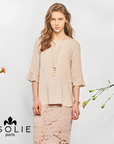 [Ssolie Paris] Women's Ruffle Blouse